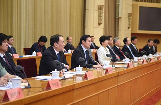 中共中央政治局委员、中央书记处书记、中宣部部长刘奇葆出席开幕式并讲话。新华社记者 张铎 摄